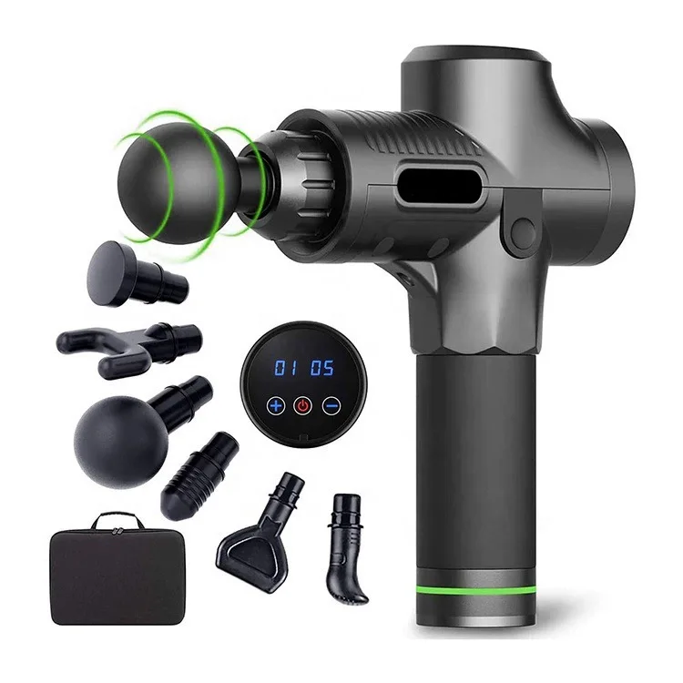 

Suitable for Muscle Soother Smart Brushed Motor Fascia Gun Cross-border Massage Gun Home Fitness Massager Cervical Spine