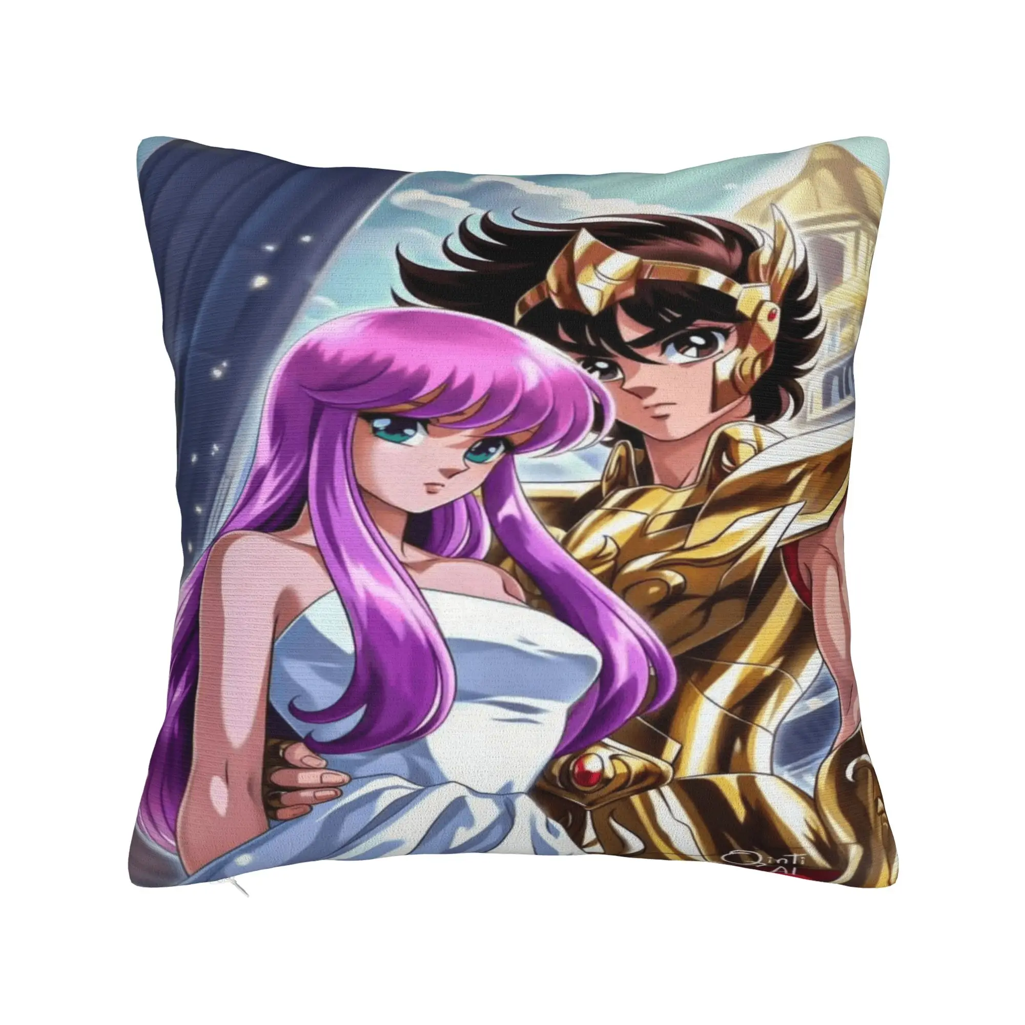 The Knights Pillow Case Saint Seiya Graphic Pillow Cover Funny Pillowcases For Living Room Bed Chair