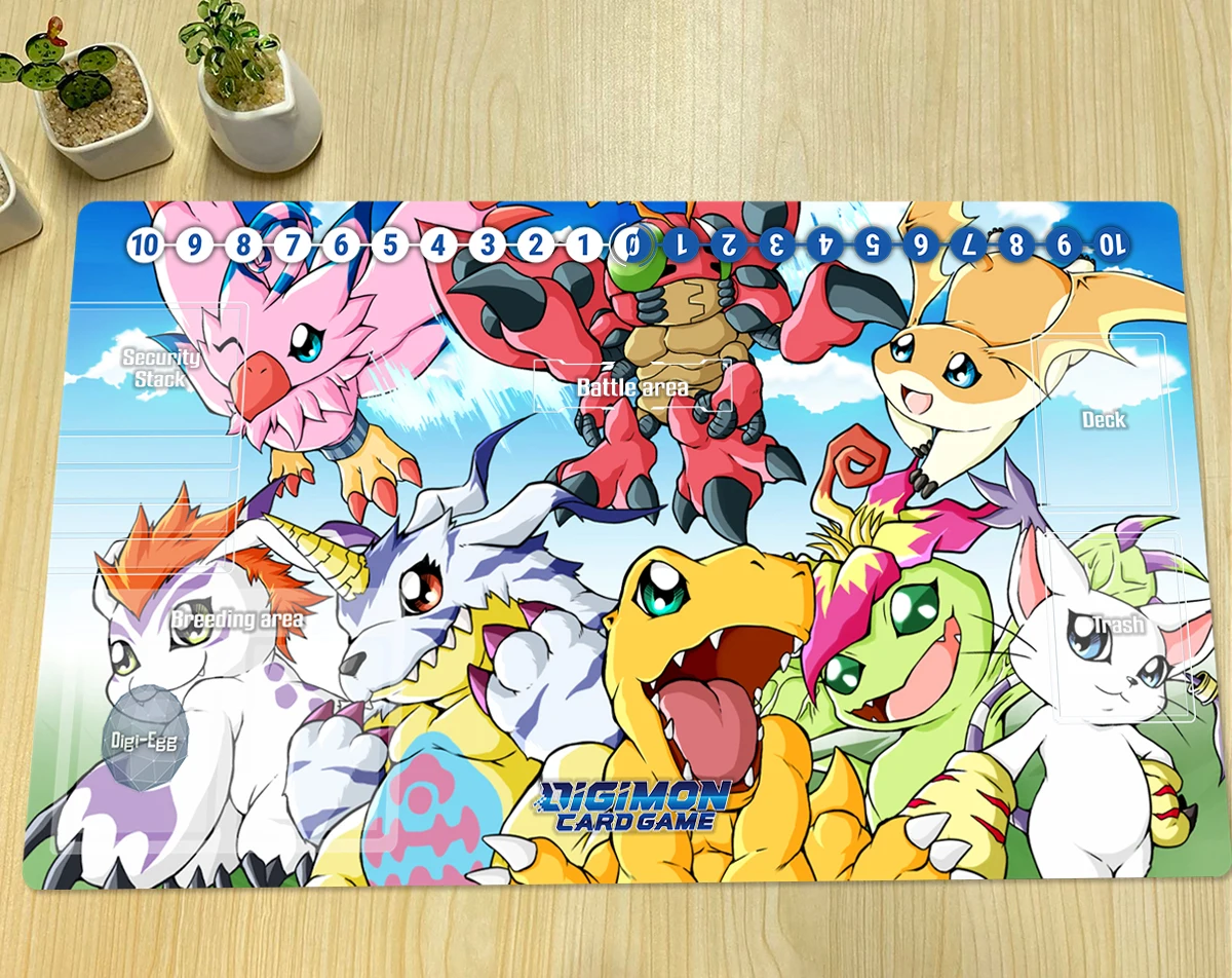 

Игровой коврик Digimon Agumon Tailmon, коврик для настольных игр, коврик для дуэли DTCG, игровой коврик для торговых карт, Аниме Коврик для мыши, резиновая и бесплатная сумка на заказ