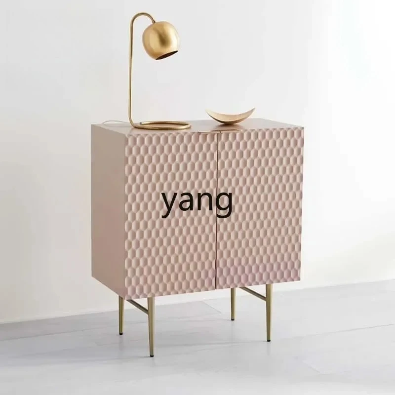 LTT1 American simple modern pink entrance table foyer table light luxury fashion entrance cabinet