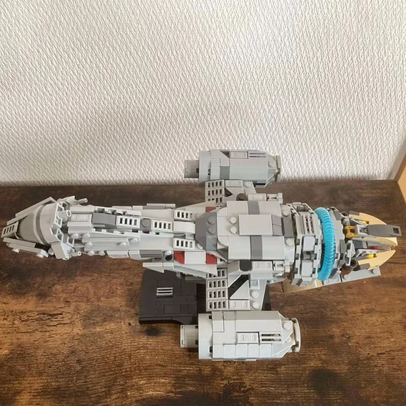 670PCS MOC beroemde film en televisie iconisch ruimteschip model assemblage bouwsteenspeelgoed kinderverjaardagscadeau