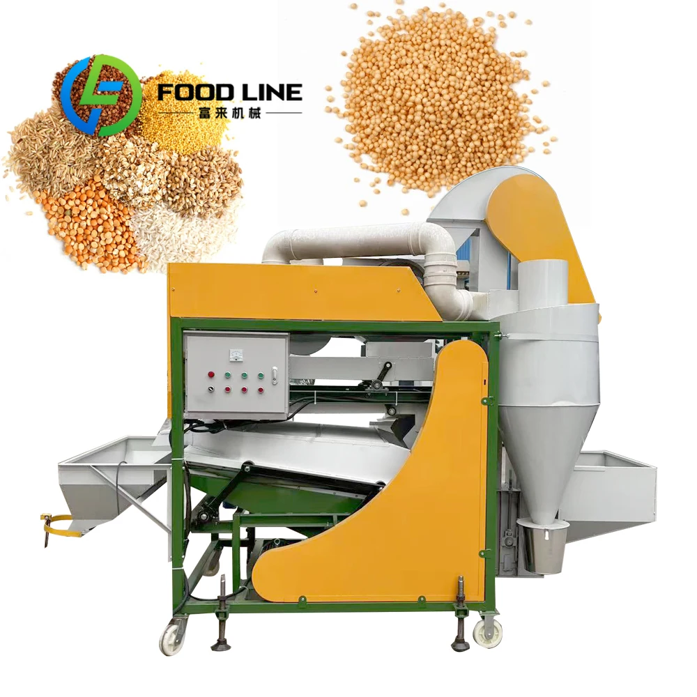 High Efficiency Seed Gravity Separator Soybean Cleaning Machine Paddy Rice Grader Cleaning Machine