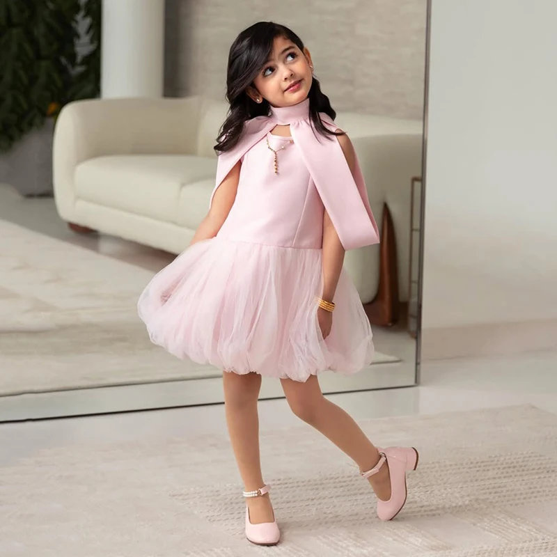 eightree-customized-flower-girl-dress-pink-tulle-satin-sleeveless-for-children-wedding-birthday-party-banquet-princess-gowns