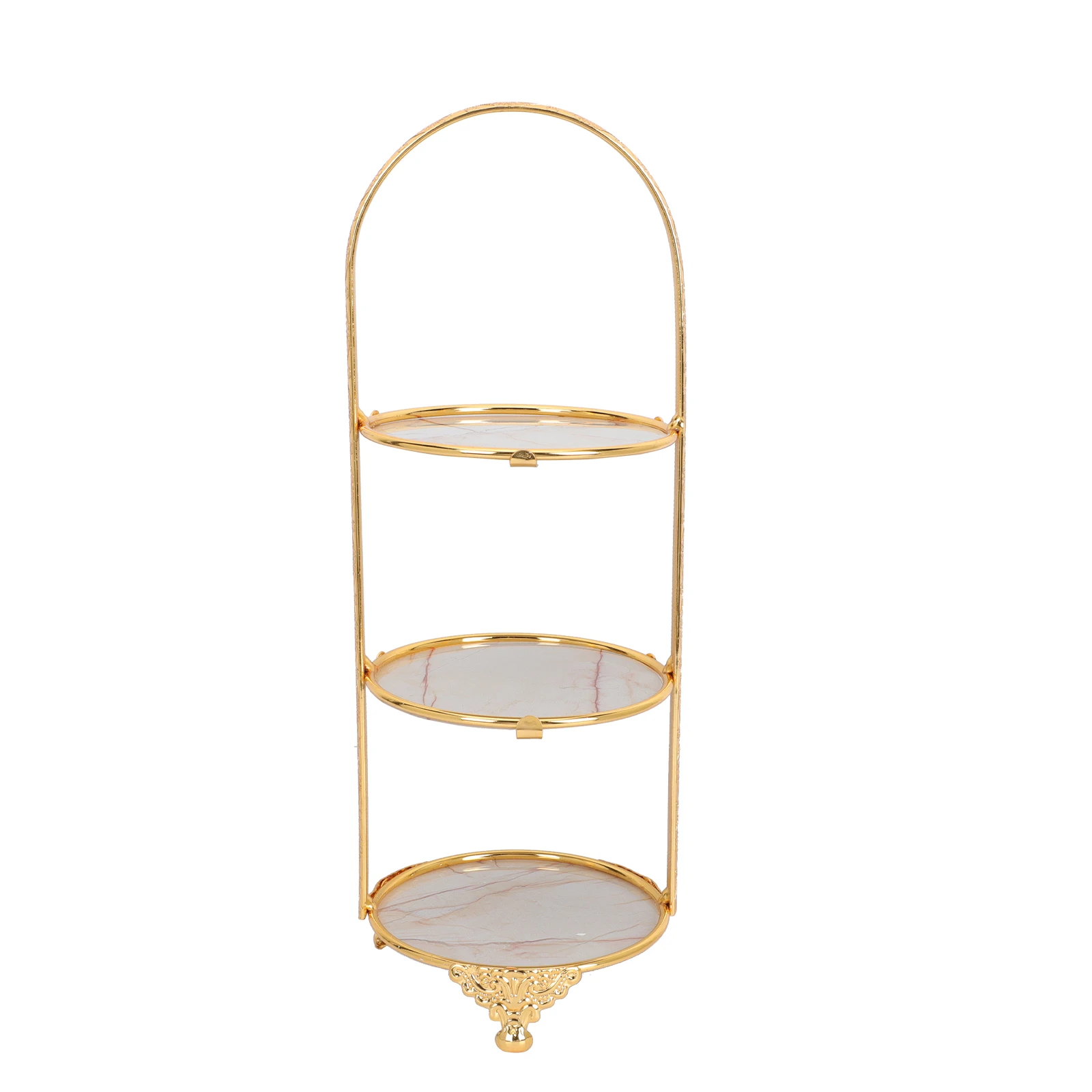 

Three Tier Cake Stand Multi Layer Rack for Cupcake Dessert Display Bride Wedding Ceramic Iron 3 Layers Tray Fruit Plate