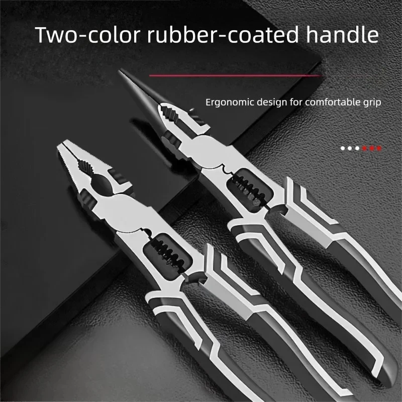 Industrial Grade 9 Inch Professional-grade Multi-function Electrician's Pliers Wire Cutters/Long Nose Pliers/Wire Cutters