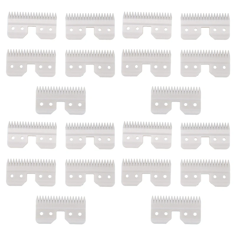 

18Teeth 20Pcs/Lot Pet Clipper Ceramic Moving Blade Standard A5 Blade Size And Durable
