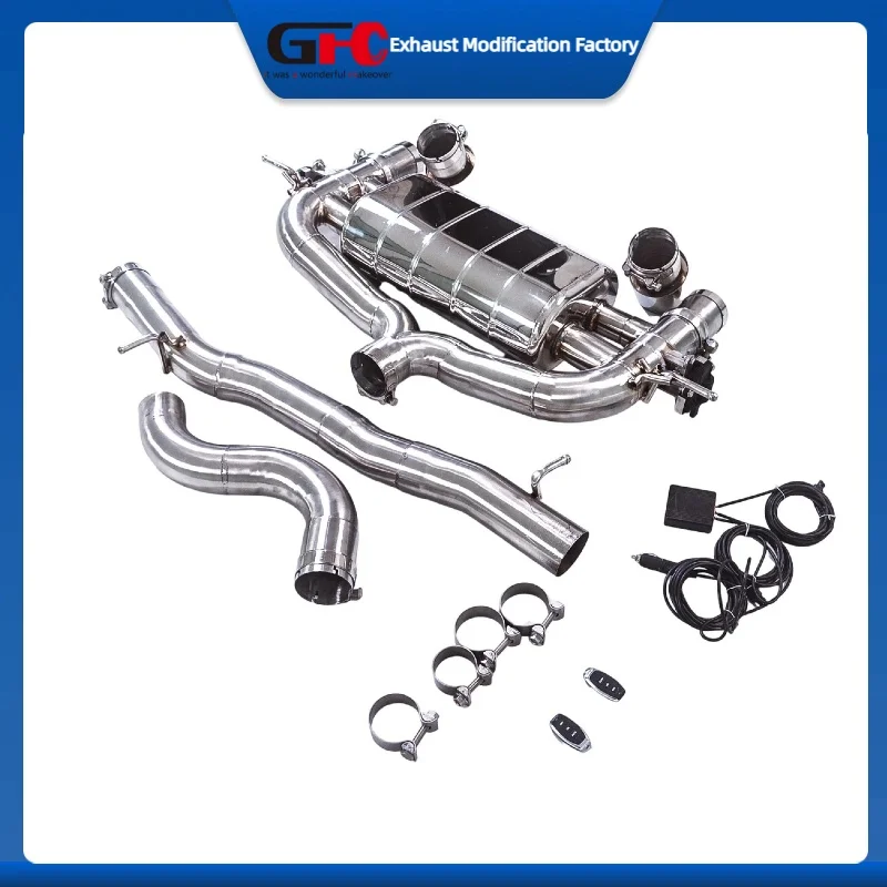 Catback Valvetronic Exhaust Pipe for Audi TT MK3 4WD 2.0T 2015-2024 High-Performance Stainless Steel Exhaust Muffler System