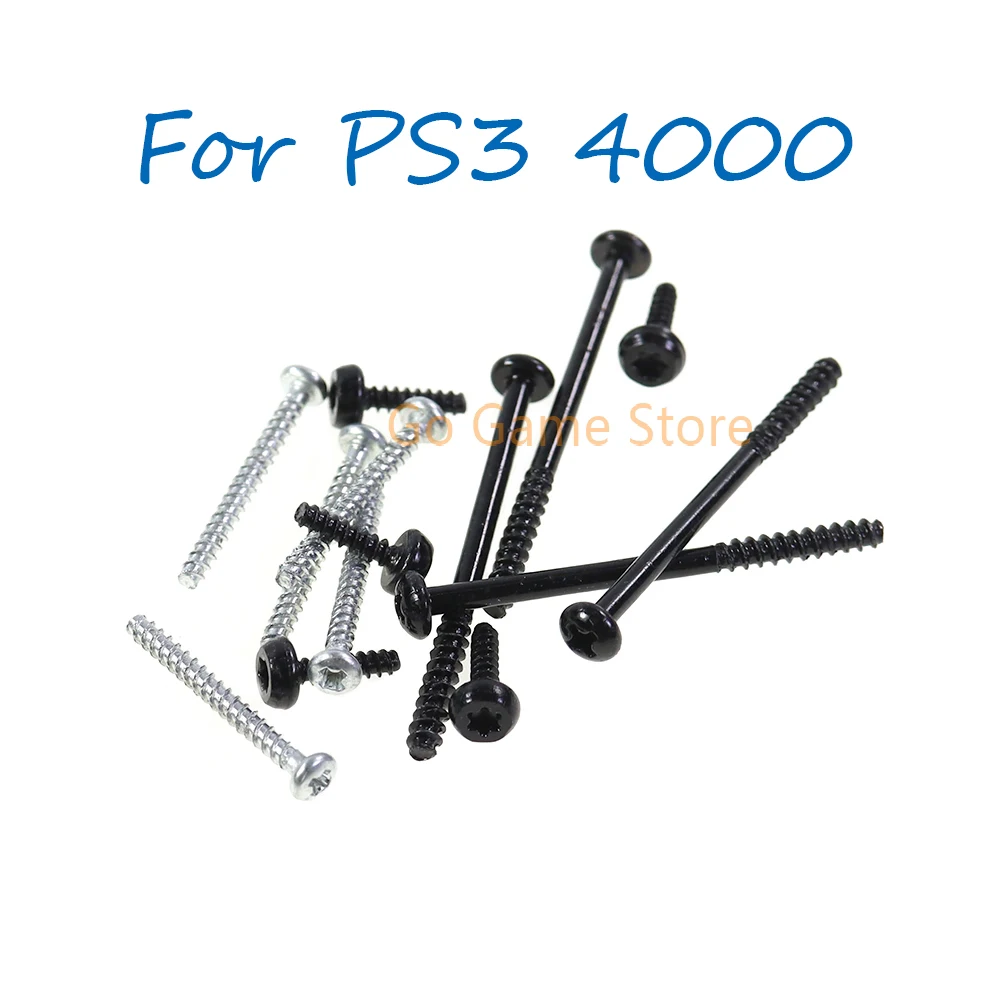 1 Juego de tornillos para consola PS3 Super Slim 4000 4K, juego completo de tornillos para Playstation 3 PS3 Super Slim CECH-4000, kits de reparación de tornillos