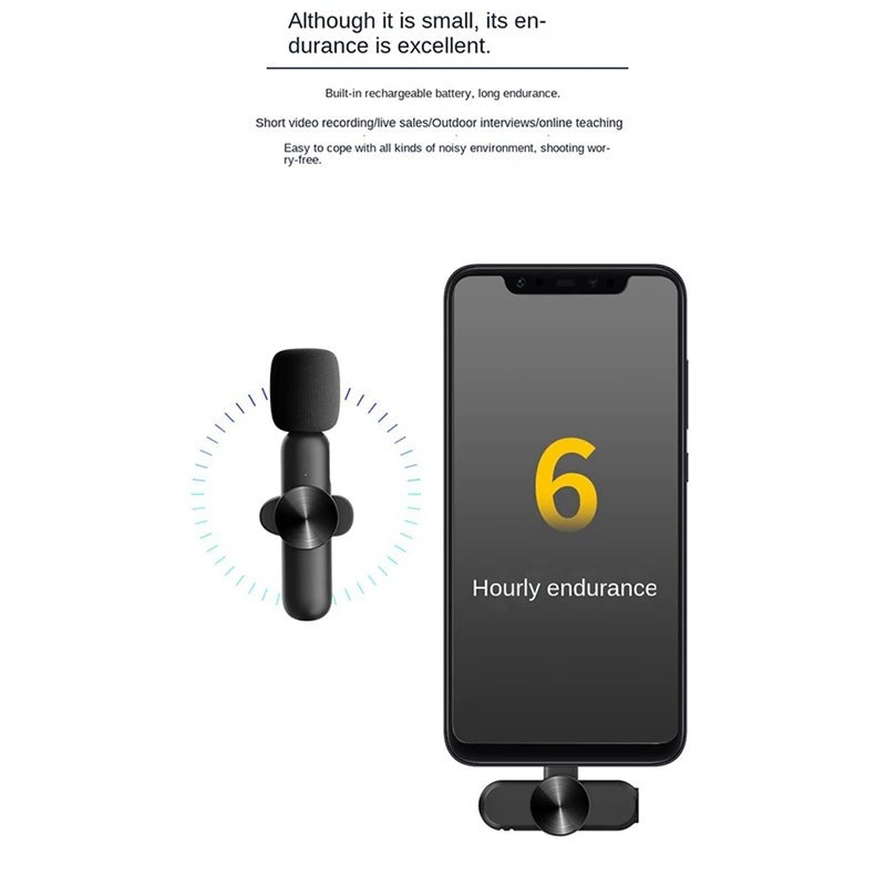 الميكروفونات اللاسلكية الاحترافية ، المزامنة التلقائية ، إلغاء الضوضاء ، مدونات الفيديو للمقابلات