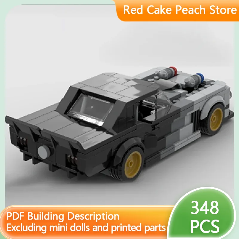 

Модель Speed Champion MOC, строительные кирпичи V2, американский мускулистый автомобиль, модульная технология, сборный детский костюм, игрушки, подарки, праздник