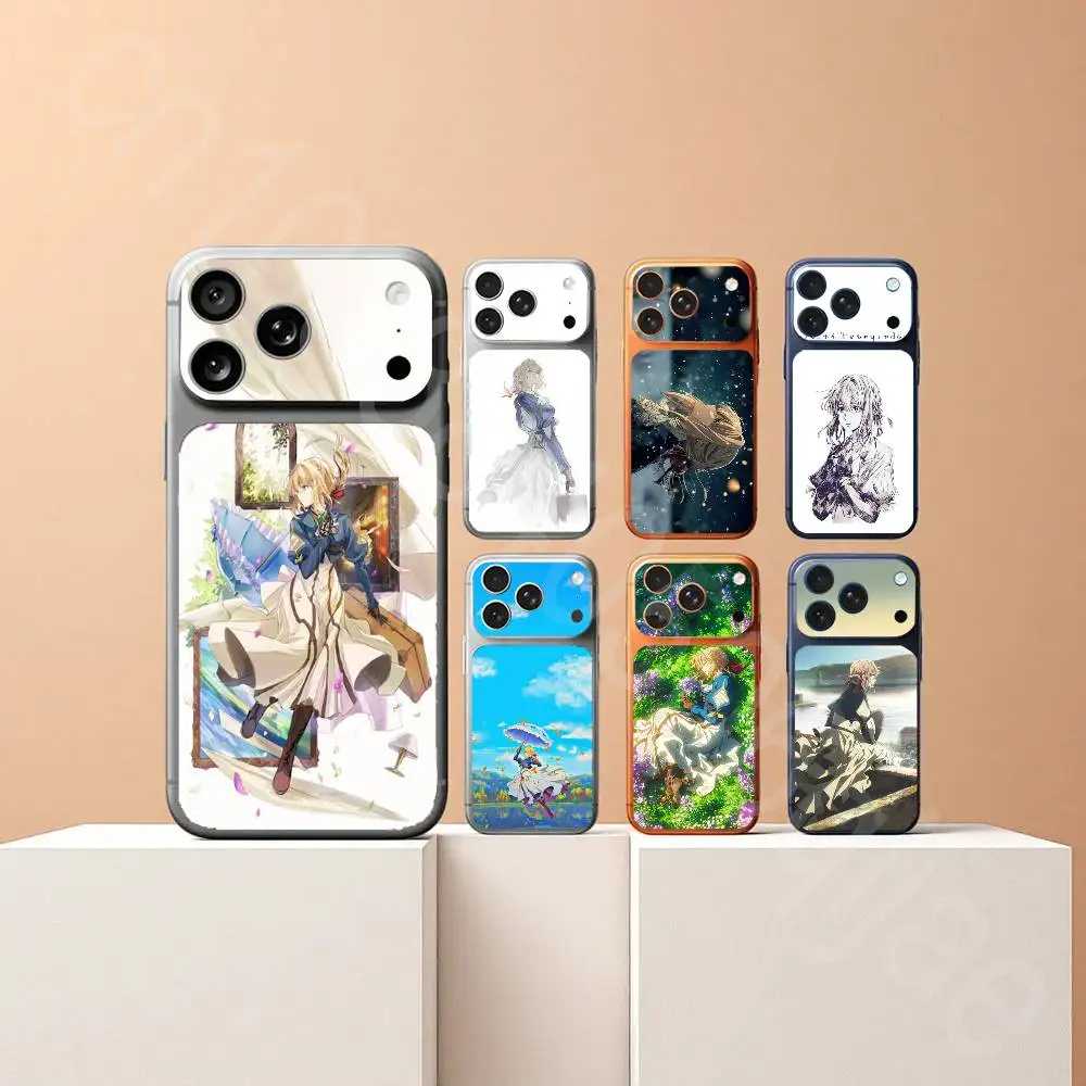 

V-Violet E-Evergarden For iPhone 17proMax 17pro Full Cover Decal Skin Wrap Rear Protective Sticker Film