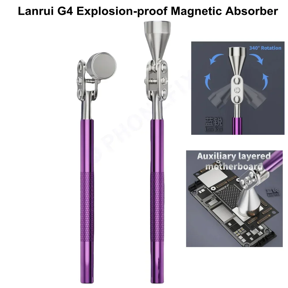 Lanrui G4 Explosion-proof Magnetic Absorber Auxiliary Layered Motherboard Separates Without Tin Deformation Magnetic Repair Tool