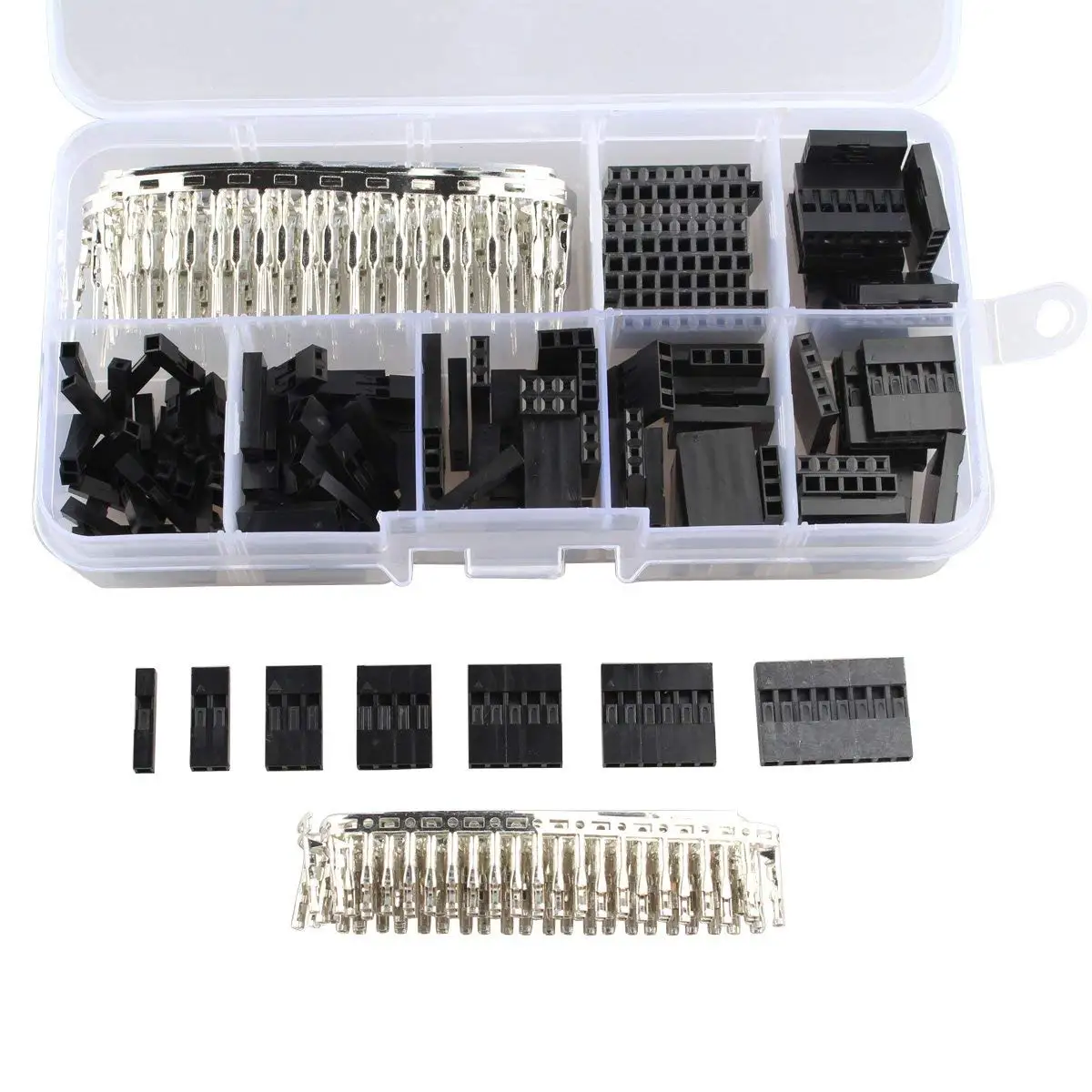 310Pcs Dupont Wire Jumper Pin Header Connector Kit XH-2.54