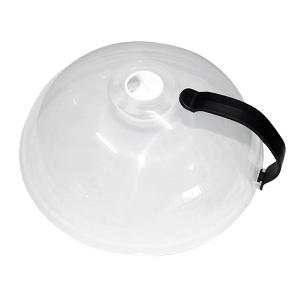 Black Handle Portable Reusable Dust Proof Food Oil Cover For Kitchen Use Pp Material Sealing Bowl Cover