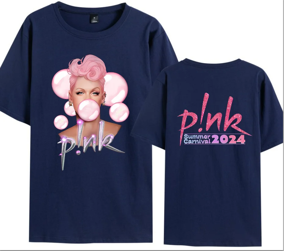 P!nk Pink Singer Summer Carnival 2024 Tour T-shirt Fan Lovers Shirt Music Tour Shirt Trustfall Album Concert Oversized Tops Tee