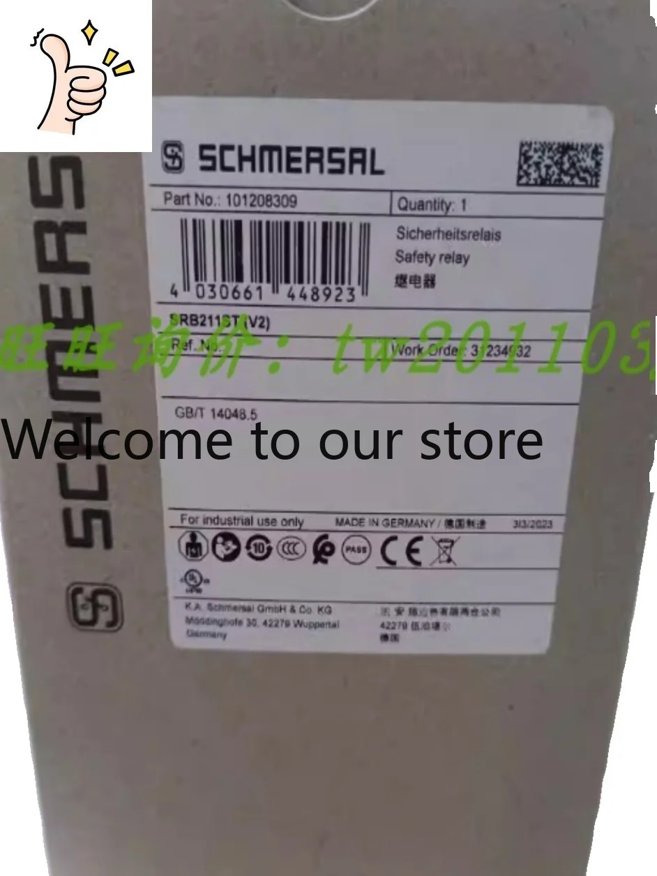

[Физическое фото] SRB211ST (V2) Немецкое реле безопасности (для переговоров)