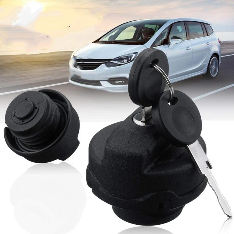 Black Fuel Petrol Cap Locking Tank Fuel Tank Cap for OPEL VAUXHALL Zafira Astra Vectra Corsa