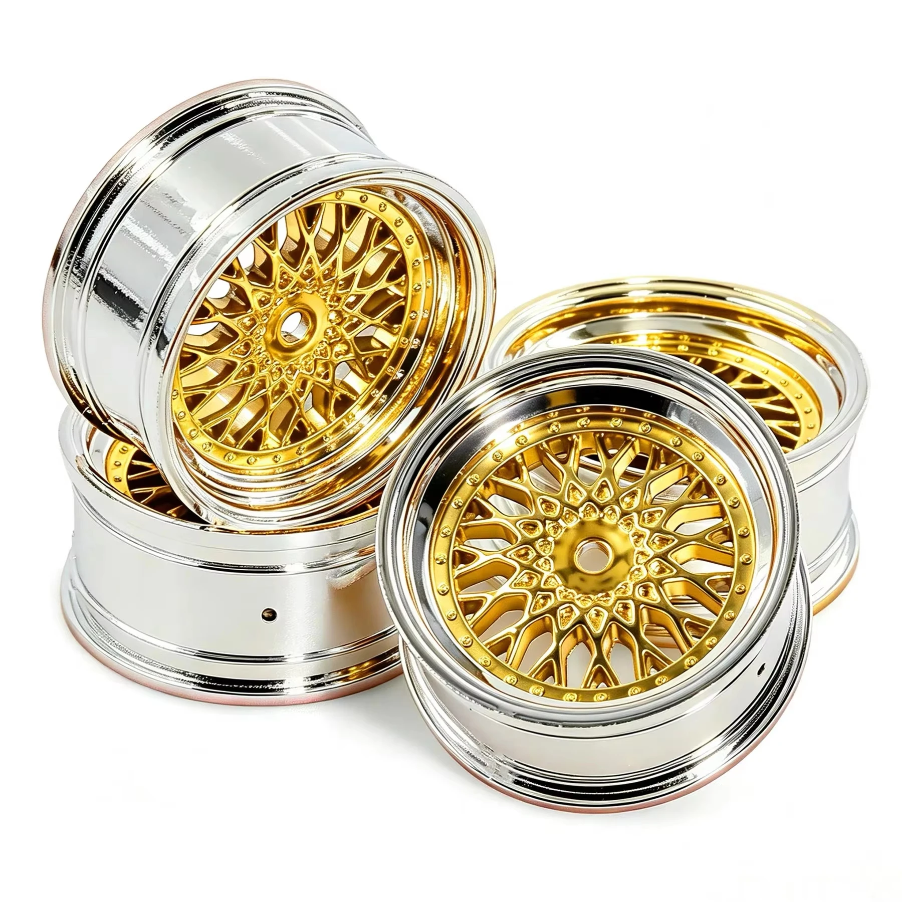 4PCS  3mm Offset Wheel Hubs 4PCS For 1/10 RC Drift Car Tamiya TT01 TT02 XV01 XV02 HSP Sakura Upgrade Parts
