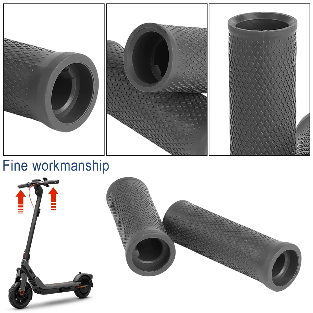 Lenkergriff für Ninebot Max G2 G65 F2 F2Plus F2Pro E2 E3 Elektroroller Rutschfester Silikon-Roller-Gummigriff Ersatzteile – Detail 6