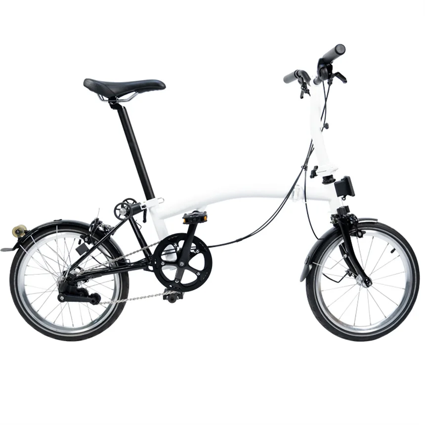 Litepro Triple Fold Folding Bicycle 16 Inch Internal 3 Speed C-Brake Bike Ultra Lightweight Adult Portable Bike