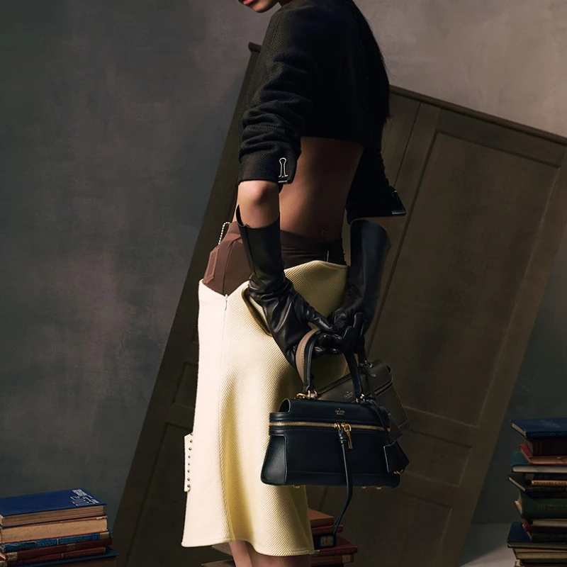 GROTTO Fashion 2025 New Luxury MINI Handbag Shoulder Bag Simple Makeup Bag