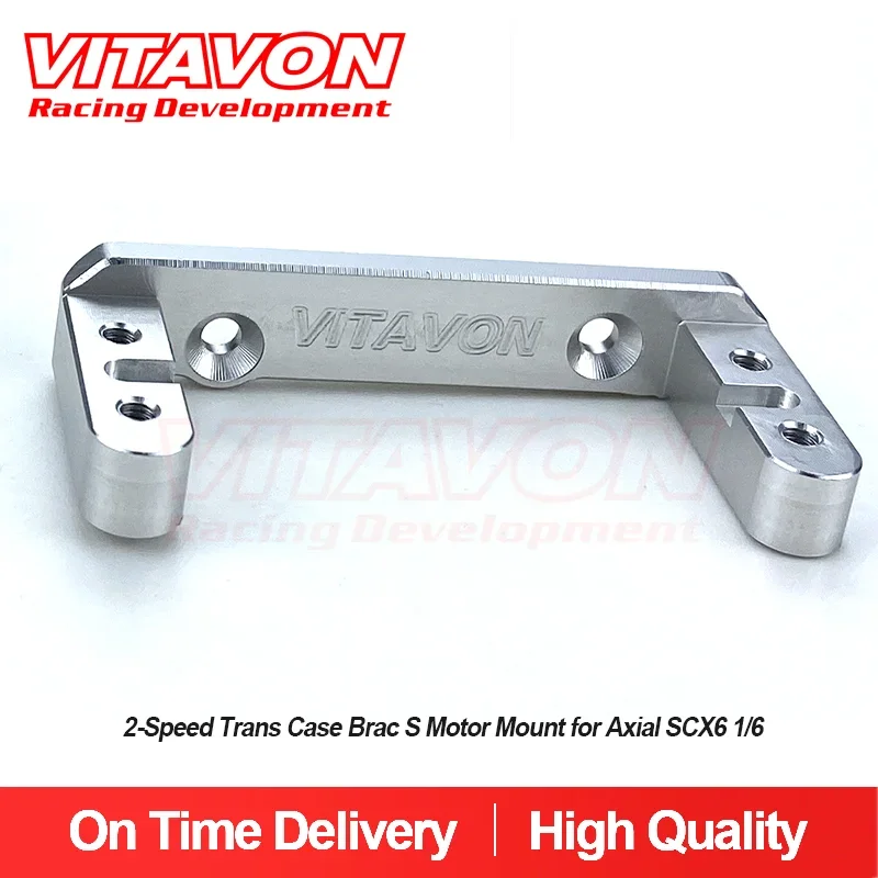 

VITAVON CNC Alu 2-Speed Trans Case Brac S Motor Mount for Axial SCX6 Jeep Wrangler Trail Honcho 1/6