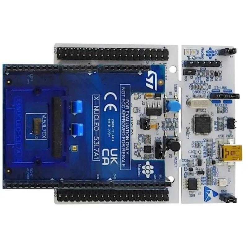 P-NUCLEO-53L7A1 VL53L7CX เซนเซอร์วัดระยะหลายโซน ToF STM32F401RE