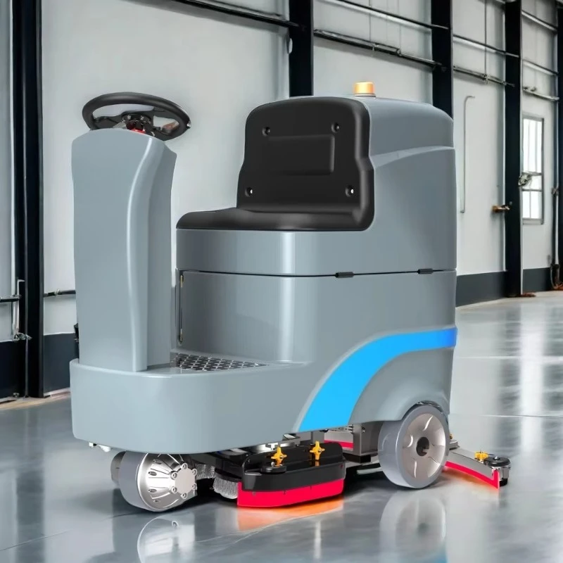 

Indoor Floor Cleaning Machine Multifunction Ride on Floor Sweeper Scrubber for Supermarket