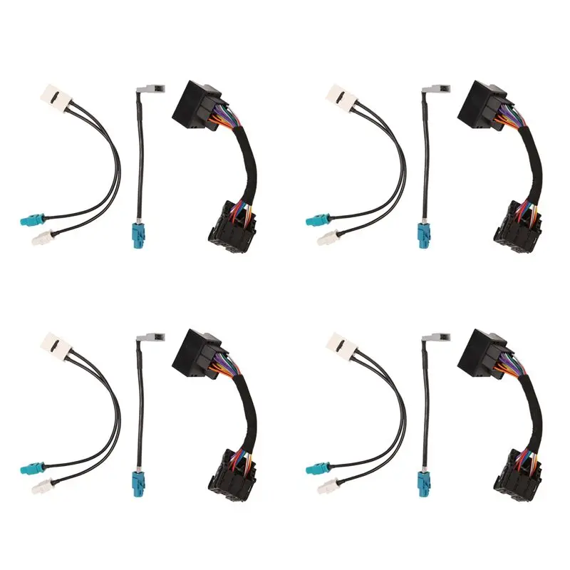 

4X RCC Радио NAC Беспроводной кабель-адаптер MRN Кабель-адаптер Радио SMEG, SMEG+ NAC, кабель RCC для Citroen