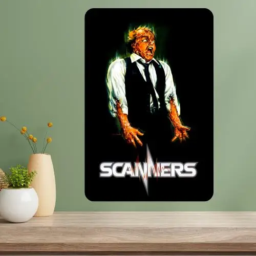 Scanners Classic Movie Metal Poster Sign