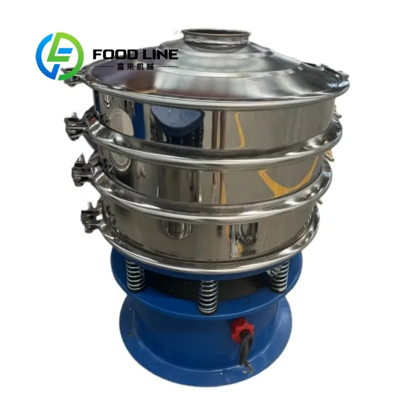 600mm 2 Layer Food Grade Vibration Sieve Powder Sieving Machine Powder Sieving Machine Vibrating Powder Sifter Machine Sieving