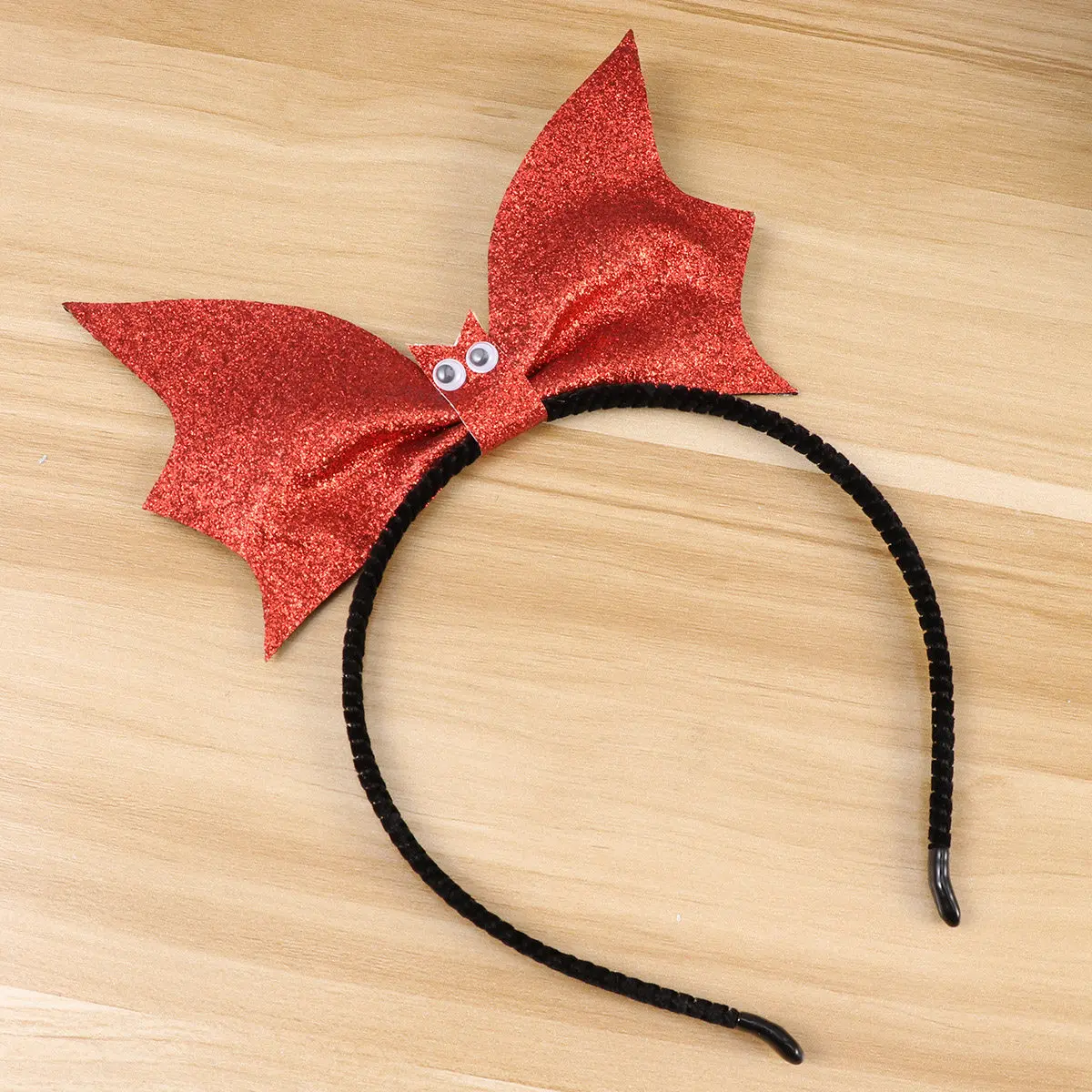 Sequin Performance Bat Hair Hoops Purple Lightweight Creative Headband Kids Non-Deformation Hair Band for Easter Carnival