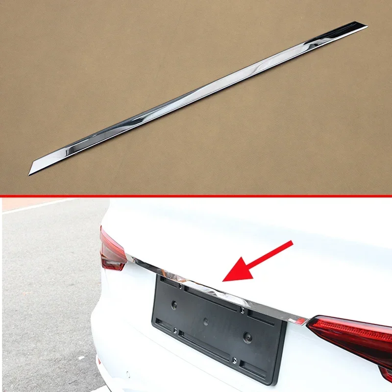 

For Audi A4 B9 Sedan 2016-2021 Stainless Steel Trunk Molding Tailgate Strips Trims Stylish