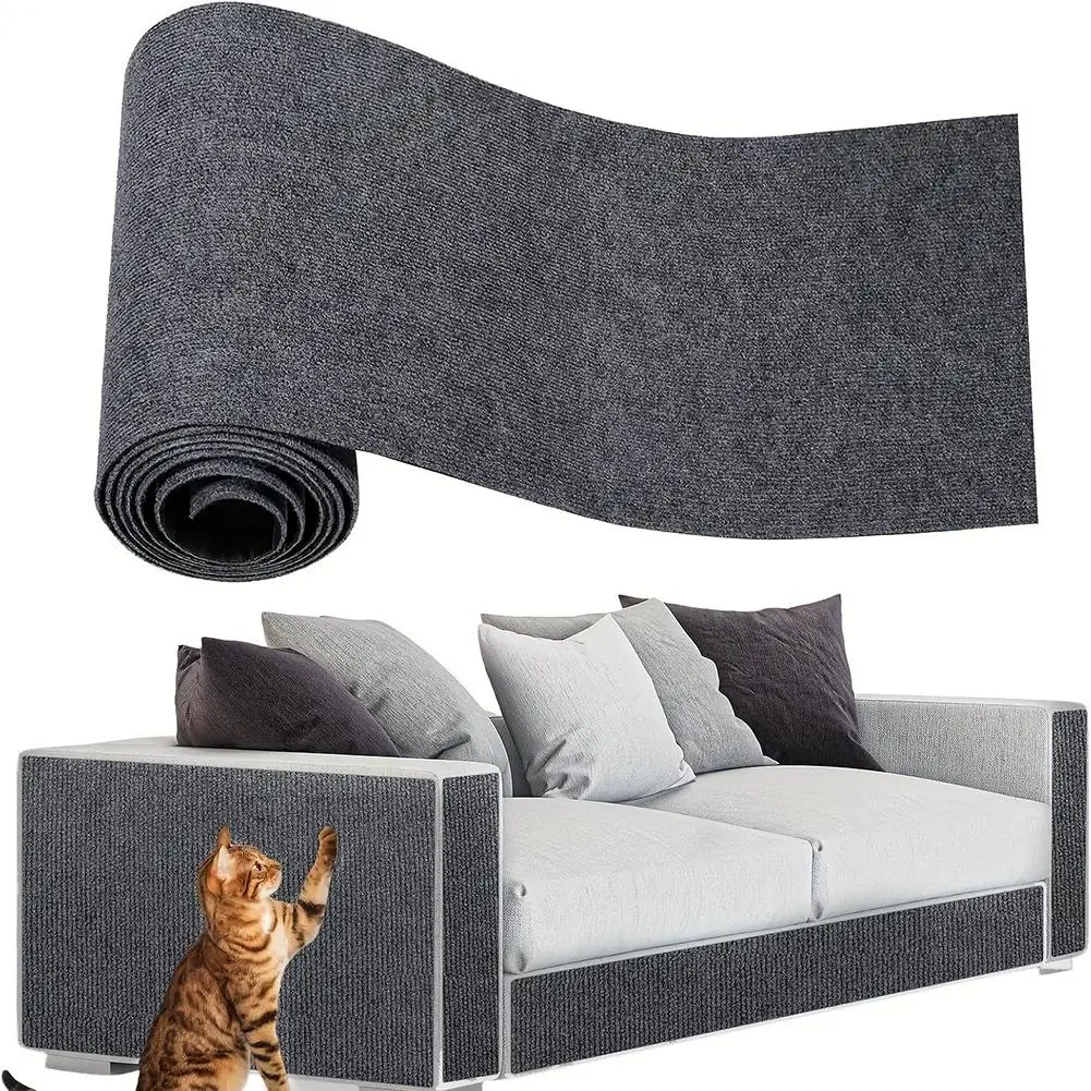 Self-Adhesive Anti Cat Scratch Sofa DIY Cats Scratch Protection Paws Sharpen Trimmable Carpet Cats Scratch Board ﻿Roll Shipment