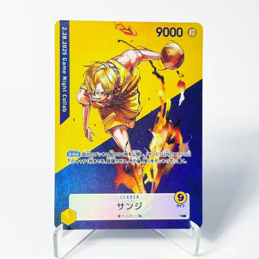 One Piece DIY OPCG Karten-Kuratiertes Deck-Set: Leader Straw Hat Crew Anime-Sammlerstücke, Replika-Karten in Hoher Qualität mit Folien-Textur – Detail 12