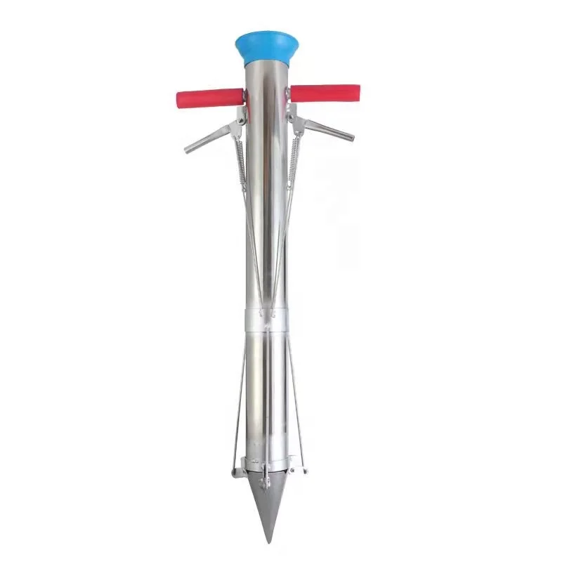 【Hot】Cheap Stainless Steel Manual Seedling Planter Transplanter Planting Machine for Seedling Seed Planter