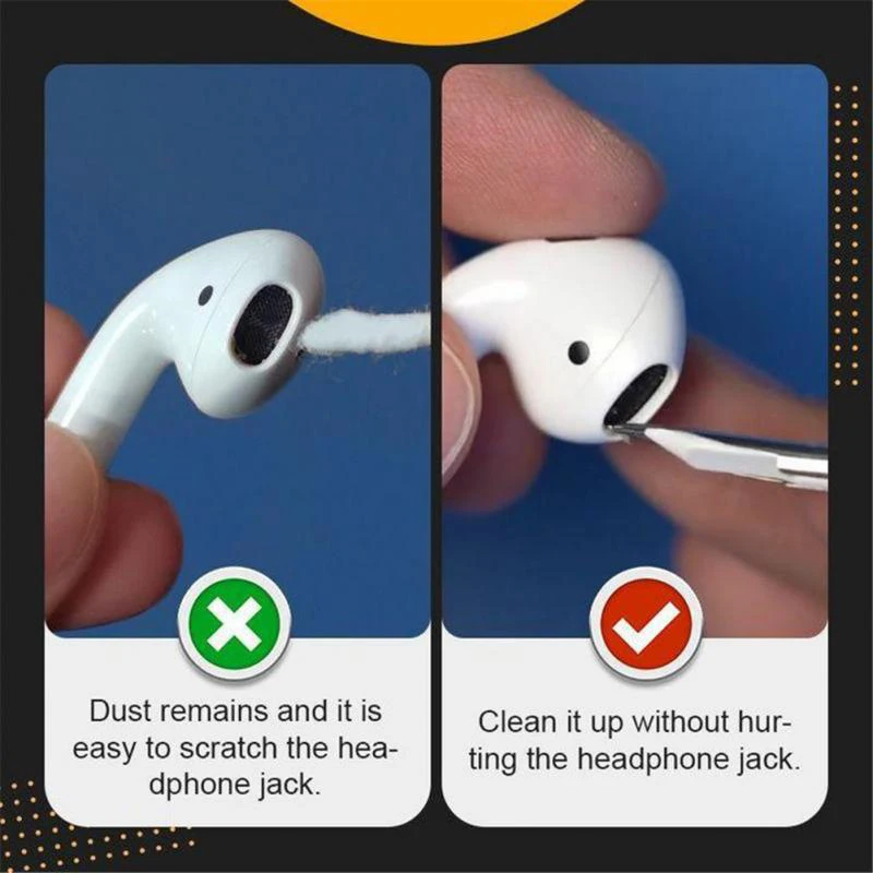Cleaner Kit Earphones Cleaning Pen for Airpods Pro 3 2 1 Case Brush Cleaners Earbuds Cleaning Tools for Xiaomi Samsung view 6