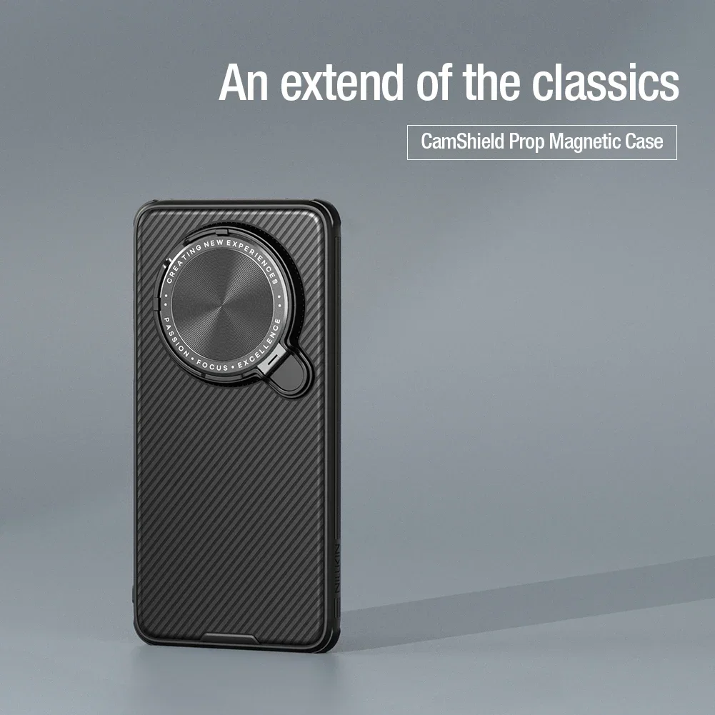 NILLKIN Etui na Huawei Mate 70 Pro 70 Pro Plus Mate 60 Pro Plus CaseCamShield Prop Slide Camera Protection Lens WIth Kickstand Case