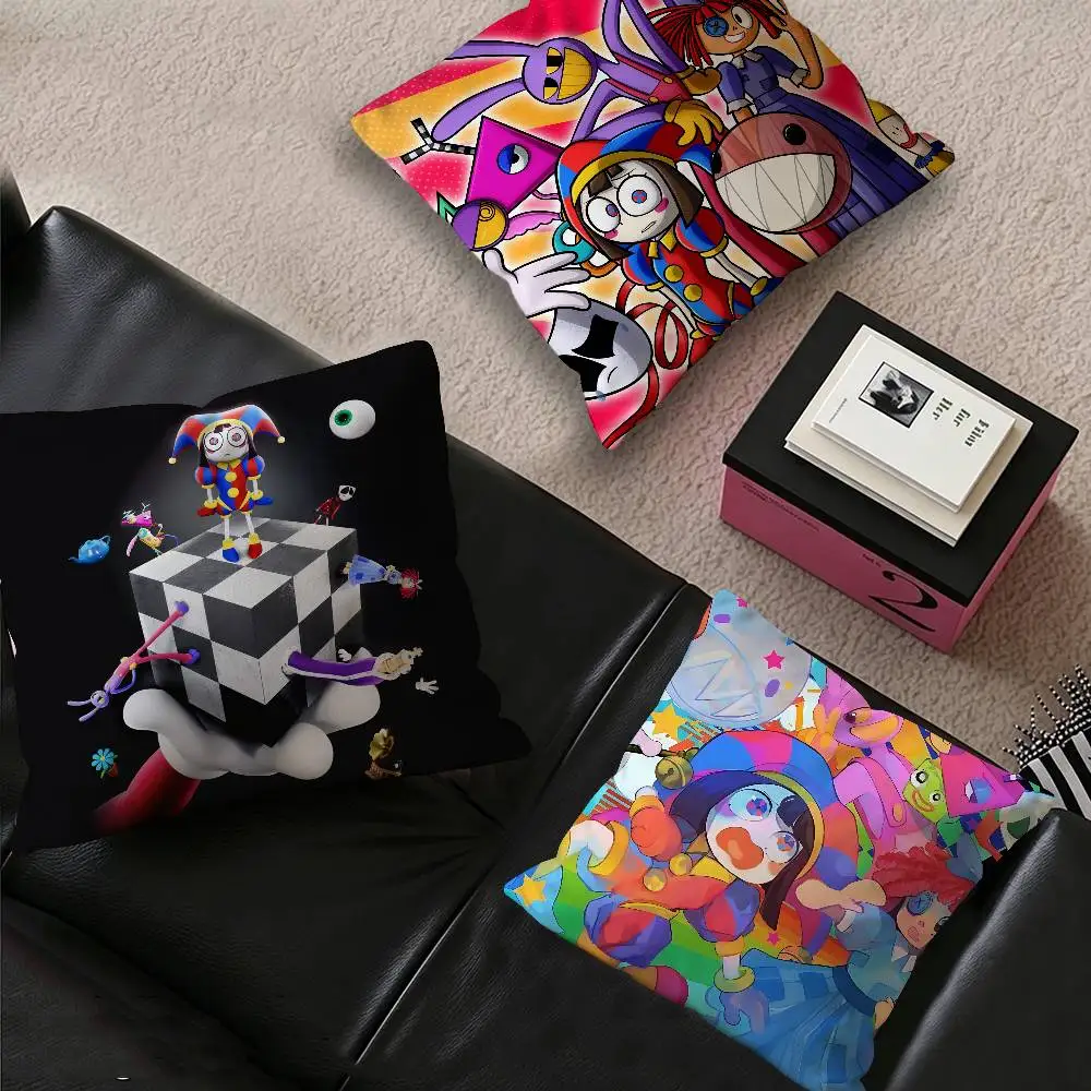 Anime The Amazing D-Digital Circus Classic Vintage Dragon pillow cover sofa cushion cover home room decoration children gift