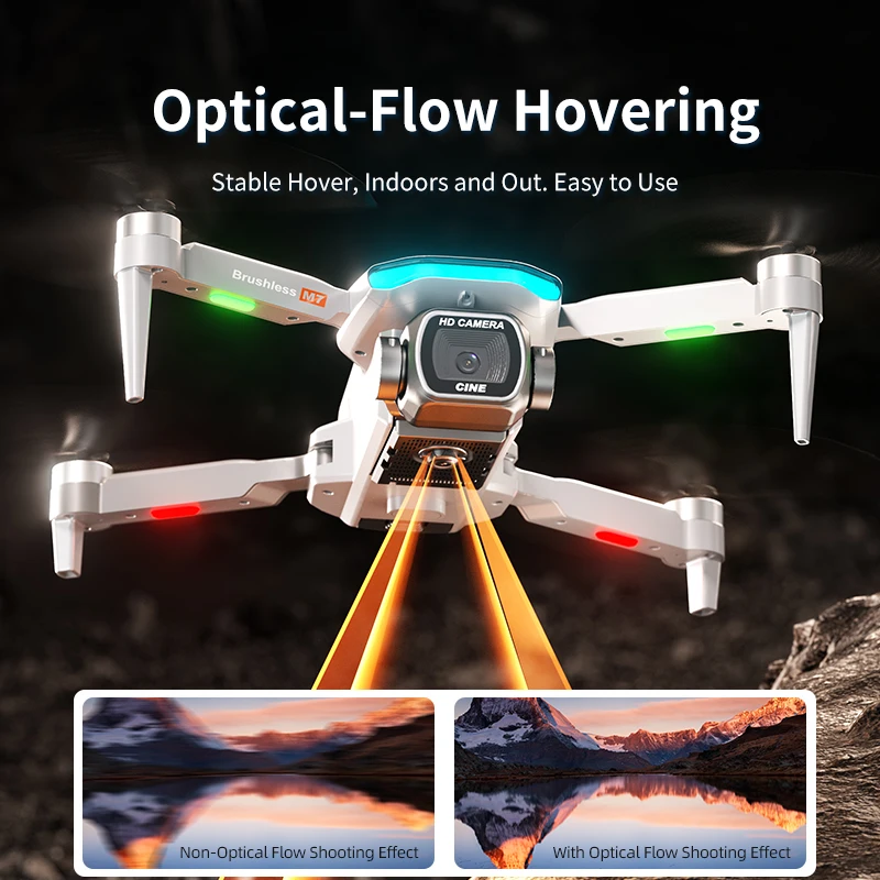 Nova geração m7 8k hd 5g gps de controle remoto profissional fotografia aérea drone câmera dupla quadcopter brinquedo drone presente para