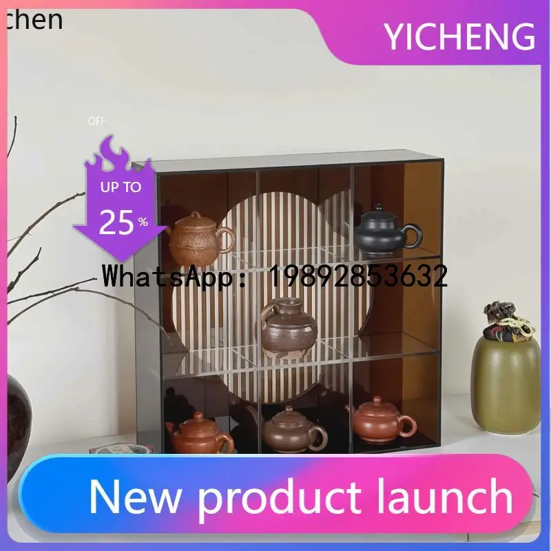 X1 Acrylic Bogu Rack Wall-mounted Tea Set Display Rack Chinese Begonia Wall Shelf