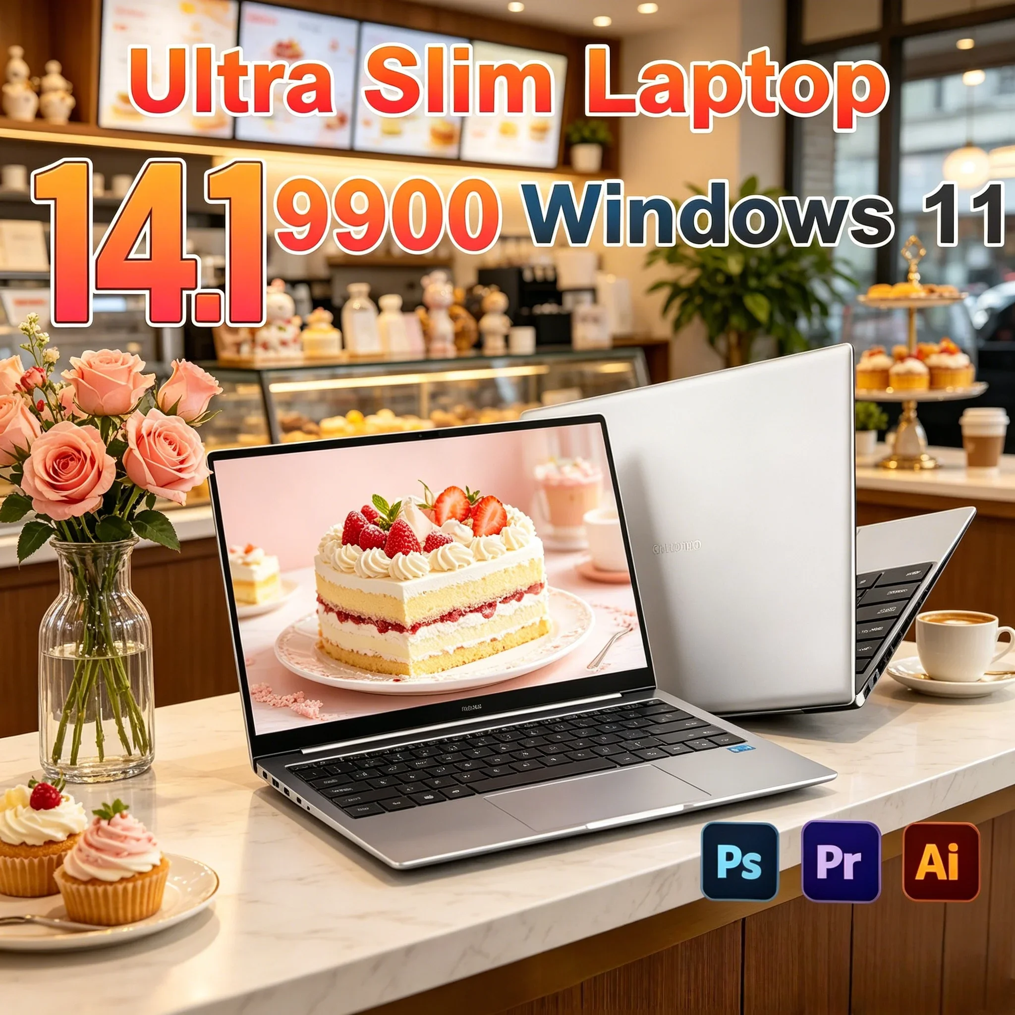 

Global Version 14.1 Inch High‑Performance Gaming Laptop Intel Core I9‑9900 32GB 2TB SSD Portable Business Student Computer