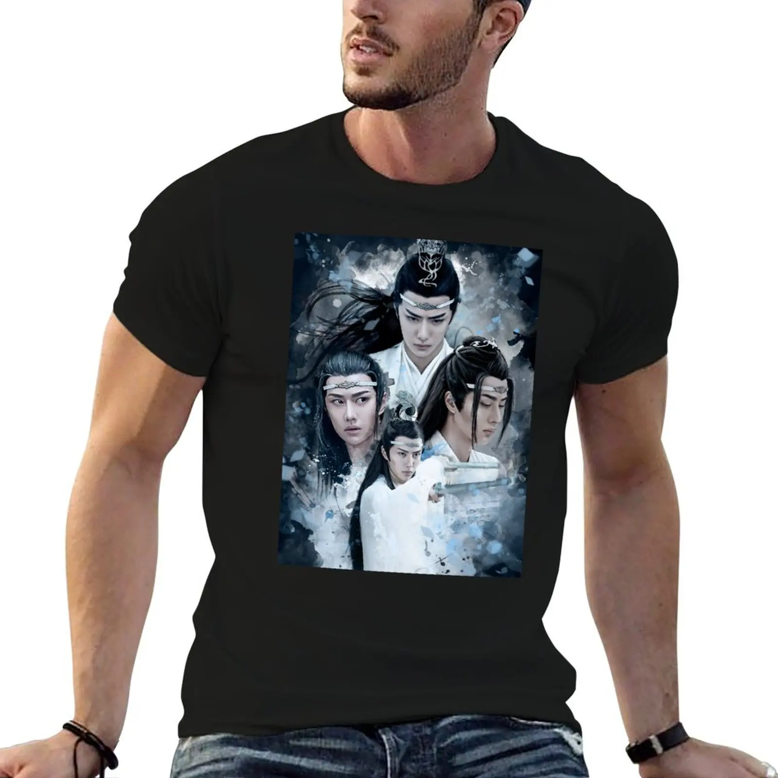 The Untamed. Lan Wangji T-Shirt customizeds graphic t shirts cotton t shirt men