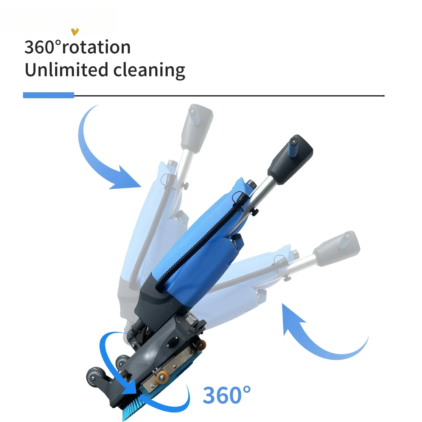 GS02 New Condition - Floor Scrubber Cleaning Machine With Core Brush Motor For Hospital Restaurant