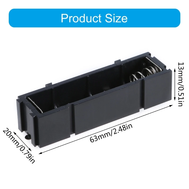 DXAB Customizable LR6 Battery Pack Holder Battery Box for Physics Teaching and Electronic Gadgets
