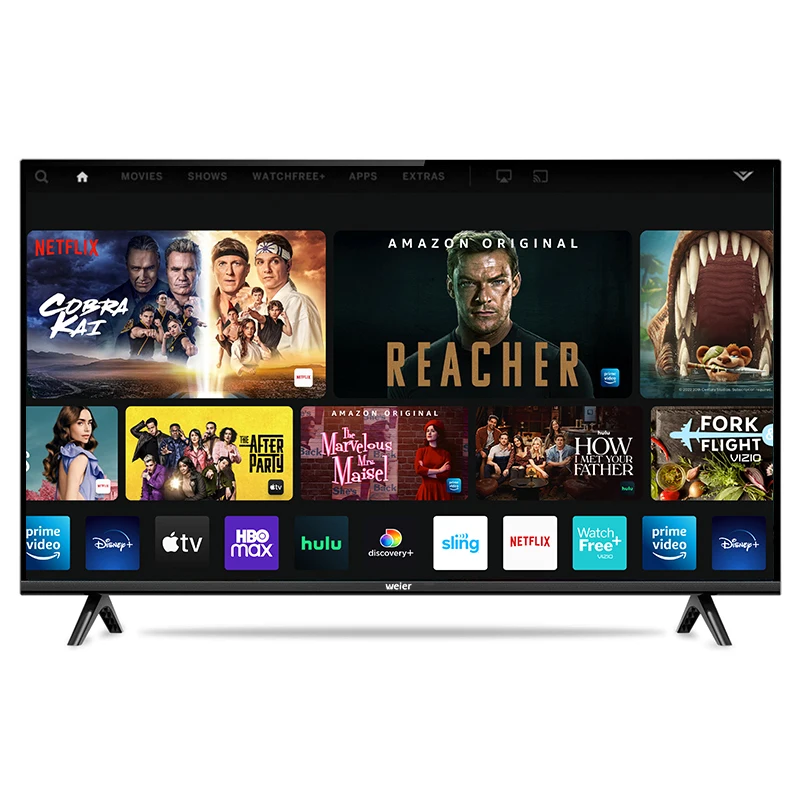 Fotografia 6: Smart TVs de 24 polegadas, 32 polegadas, 40 polegadas, 43 polegadas, 50 polegadas, 55 polegadas, 65 polegadas com painéis A+, resolução 4K