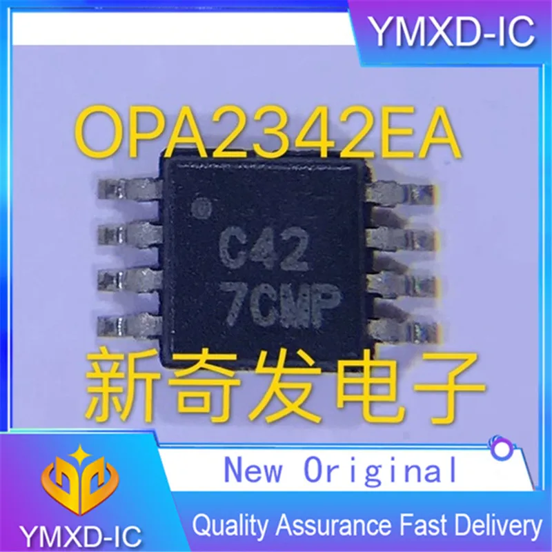 10Pcs/Lot New Original Opa2342ea Opa2342 Silk Screen C42 Patch MSOP-8 Operational Amplifier Chip