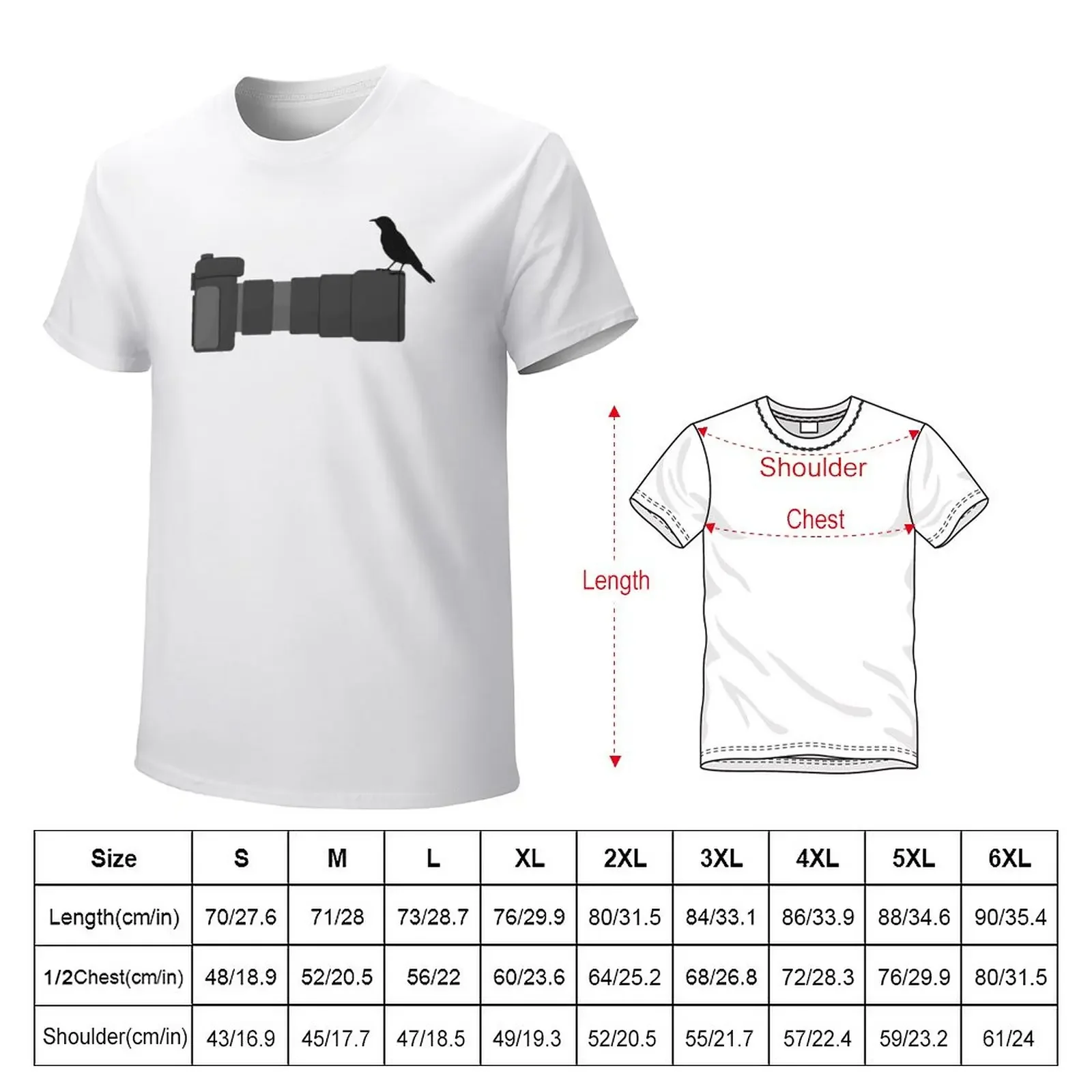 Bird Photographer Camera Birder Gift T-Shirt boys whites vintage summer top fruit of the loom mens t shirts