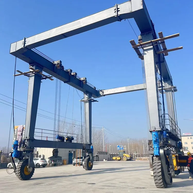 Heavy Duty 300ton 350ton 500 Ton 600 Ton Mobile Boat Hoist Marine Mobile Boat Lifting Gantry Crane Marine Travel Lift Price