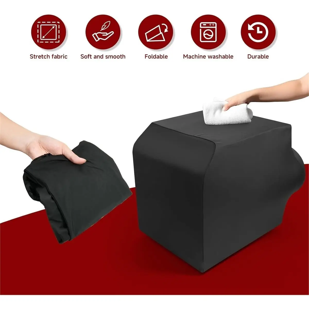 3D Printer Dust Cover for Adventurer 5M Pro, Snug Fit Breathable Anti-Dust 3D Printer Cover
